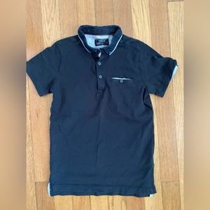 Next black polo shirt